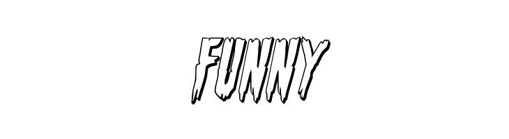 Eva Fangoria 3D Italic  Free Fonts Download