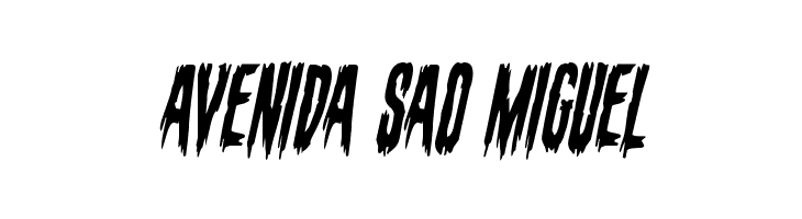 Eva Fangoria Condensed Italic  Free Fonts Download