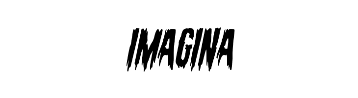 Eva Fangoria Italic  Free Fonts Download