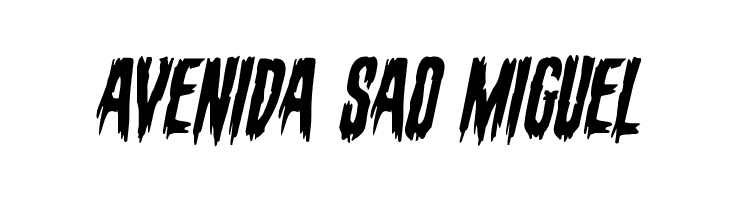Eva Fangoria Staggered Italic  Free Fonts Download
