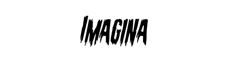Eva Fangoria Staggered Italic  Free Fonts Download