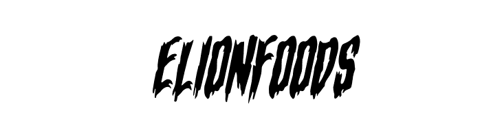 Eva Fangoria Warped Italic  Free Fonts Download