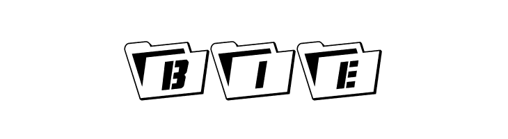 Eyes Only Outline Rotated  Free Fonts Download