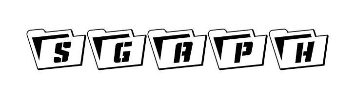 Eyes Only Outline Rotated  Free Fonts Download