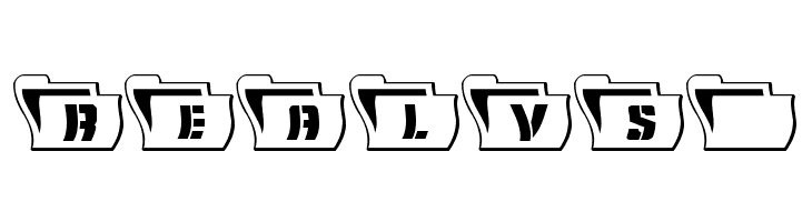 Eyes Only Outline Wavy  Free Fonts Download