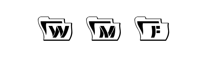 Eyes Only Outline Wavy  Free Fonts Download