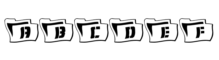 Eyes Only Outline Wavy 2  Free Fonts Download