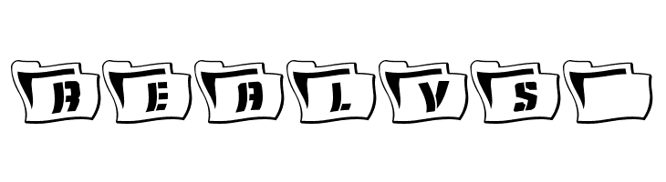 Eyes Only Outline Wavy 2  Free Fonts Download