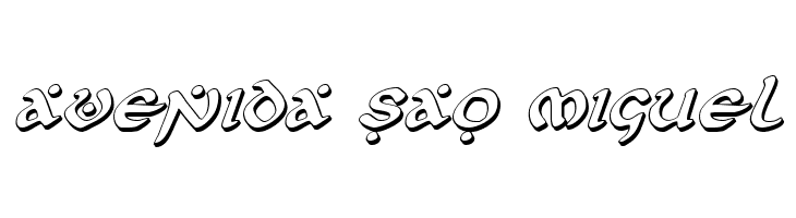 First Order 3D Italic  Free Fonts Download