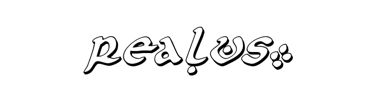 First Order 3D Italic  Free Fonts Download