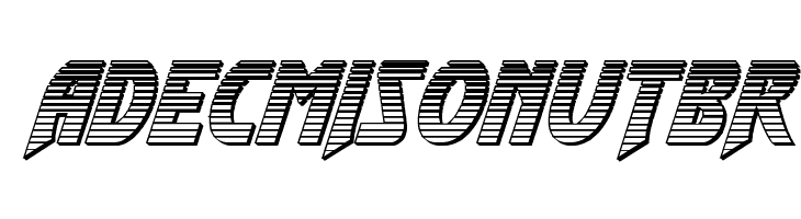 Flash Rogers Chrome Italic  Free Fonts Download