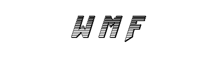 Flash Rogers Chrome Italic  Free Fonts Download