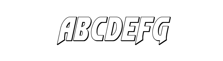 Flash Rogers Outline  Free Fonts Download