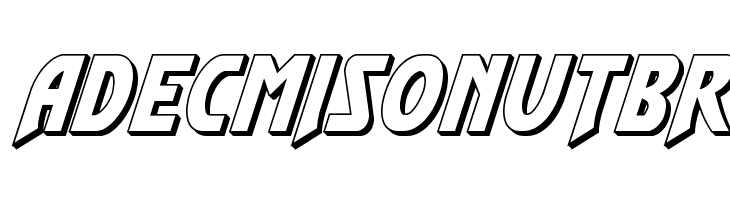 Flash Rogers 3D Italic  Free Fonts Download