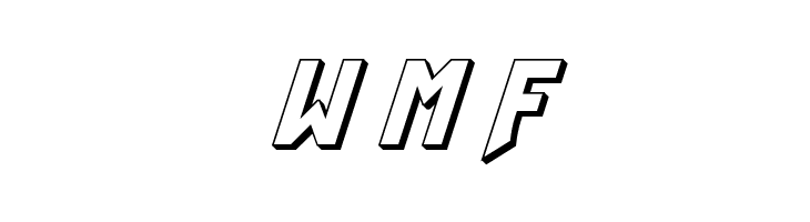 Flash Rogers 3D Italic  Free Fonts Download