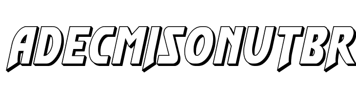 Flash Rogers 3D  Free Fonts Download