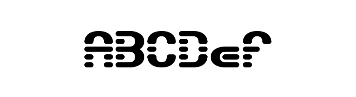 Gravitate Segments BRK  Free Fonts Download