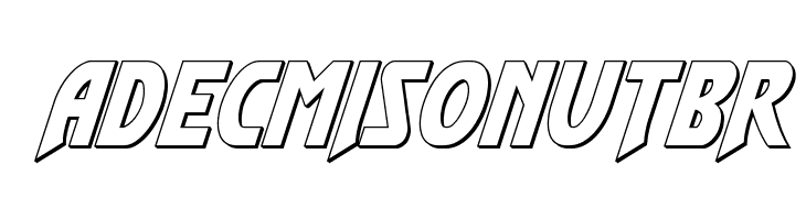 Flash Rogers Outline Italic  Free Fonts Download