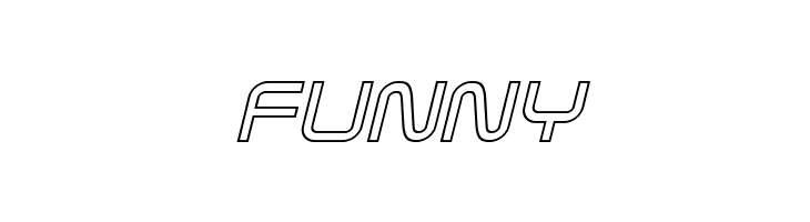 Fox on the Run Outline Italic  Free Fonts Download