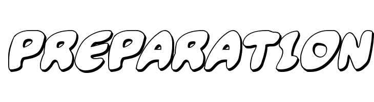 Funny Pages 3D Italic  Free Fonts Download