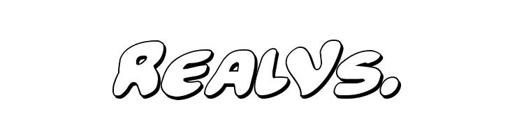 Funny Pages 3D Italic  Free Fonts Download