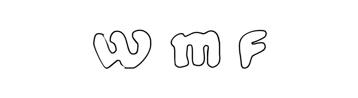 Funny Pages Outline  Free Fonts Download