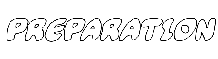 Funny Pages Outline Italic  Free Fonts Download