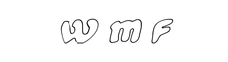 Funny Pages Outline Italic  Free Fonts Download