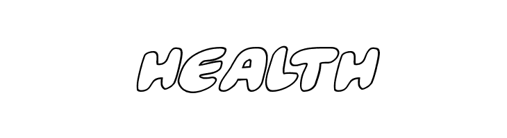 Funny Pages Outline Italic  Free Fonts Download