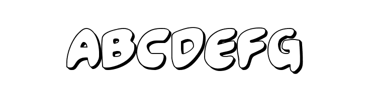 Funny Pages 3D  Free Fonts Download