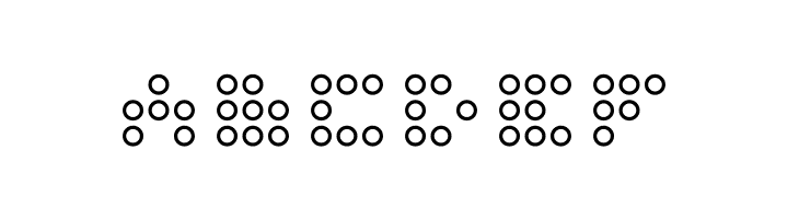 3x3 dots Outline  Free Fonts Download