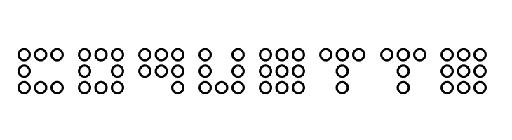 3x3 dots Outline  Free Fonts Download