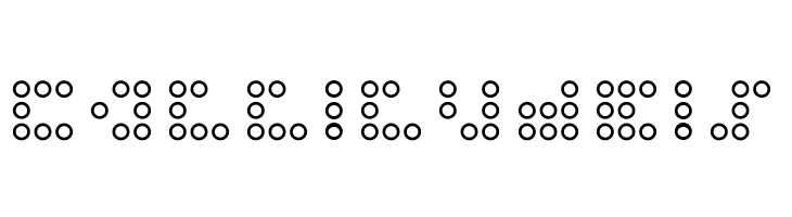 3x3 dots Outline  Free Fonts Download