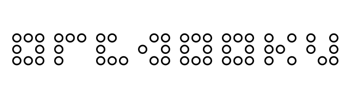 3x3 dots Outline  Free Fonts Download