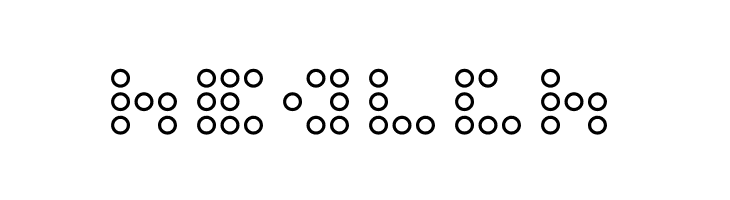 3x3 dots Outline  Free Fonts Download