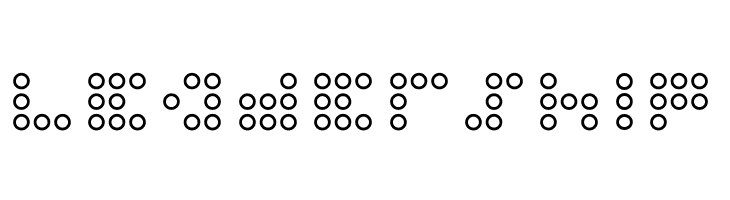 3x3 dots Outline  Free Fonts Download