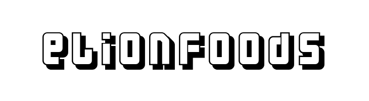 Three the Hard way shadowed  Free Fonts Download