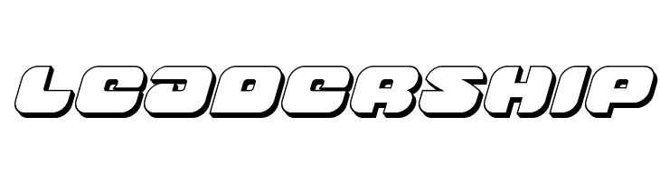 Groovy Smoothie 3D Italic  Free Fonts Download