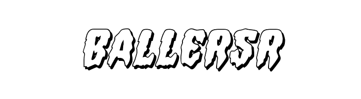 Hemogoblin 3D Italic  Free Fonts Download