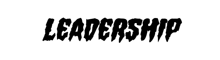 Hemogoblin Mangled Italic  Free Fonts Download