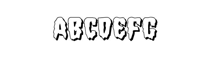 Hemogoblin 3D  Free Fonts Download