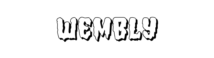 Hemogoblin 3D  Free Fonts Download