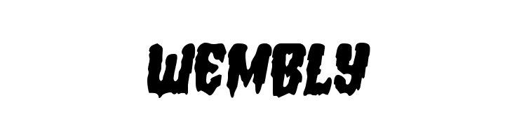 Hemogoblin Semi-Italic  Free Fonts Download