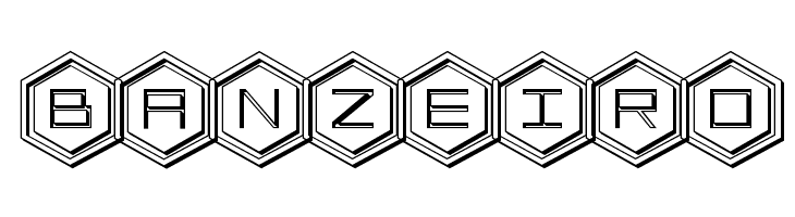 HEX:gon 3D  Free Fonts Download