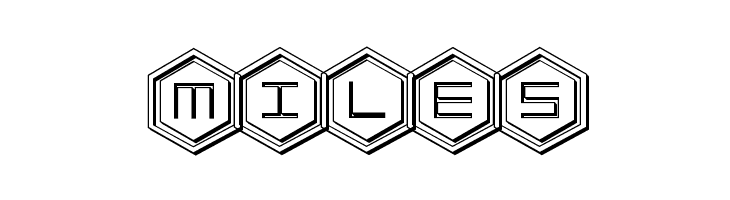 HEX:gon 3D  Free Fonts Download