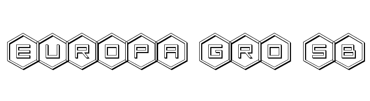 HEX:gon 3D  Free Fonts Download