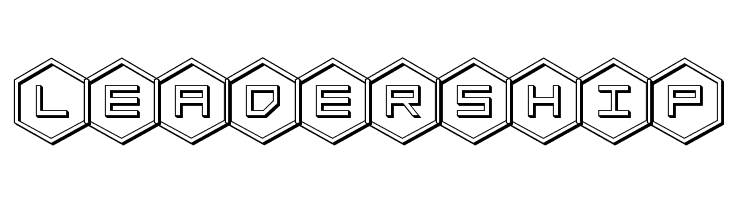 HEX:gon 3D  Free Fonts Download