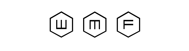 HEX:gon Staggered  Free Fonts Download