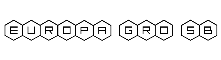 HEX:gon Staggered  Free Fonts Download