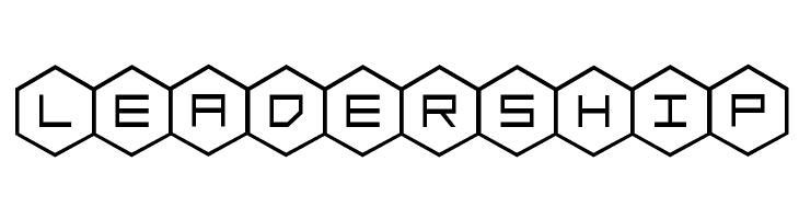 HEX:gon Staggered  Free Fonts Download